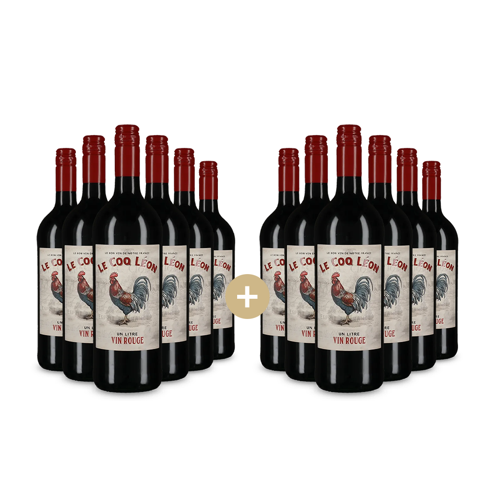 6+6 бутилки Un Litre Vin Руж – Gold
