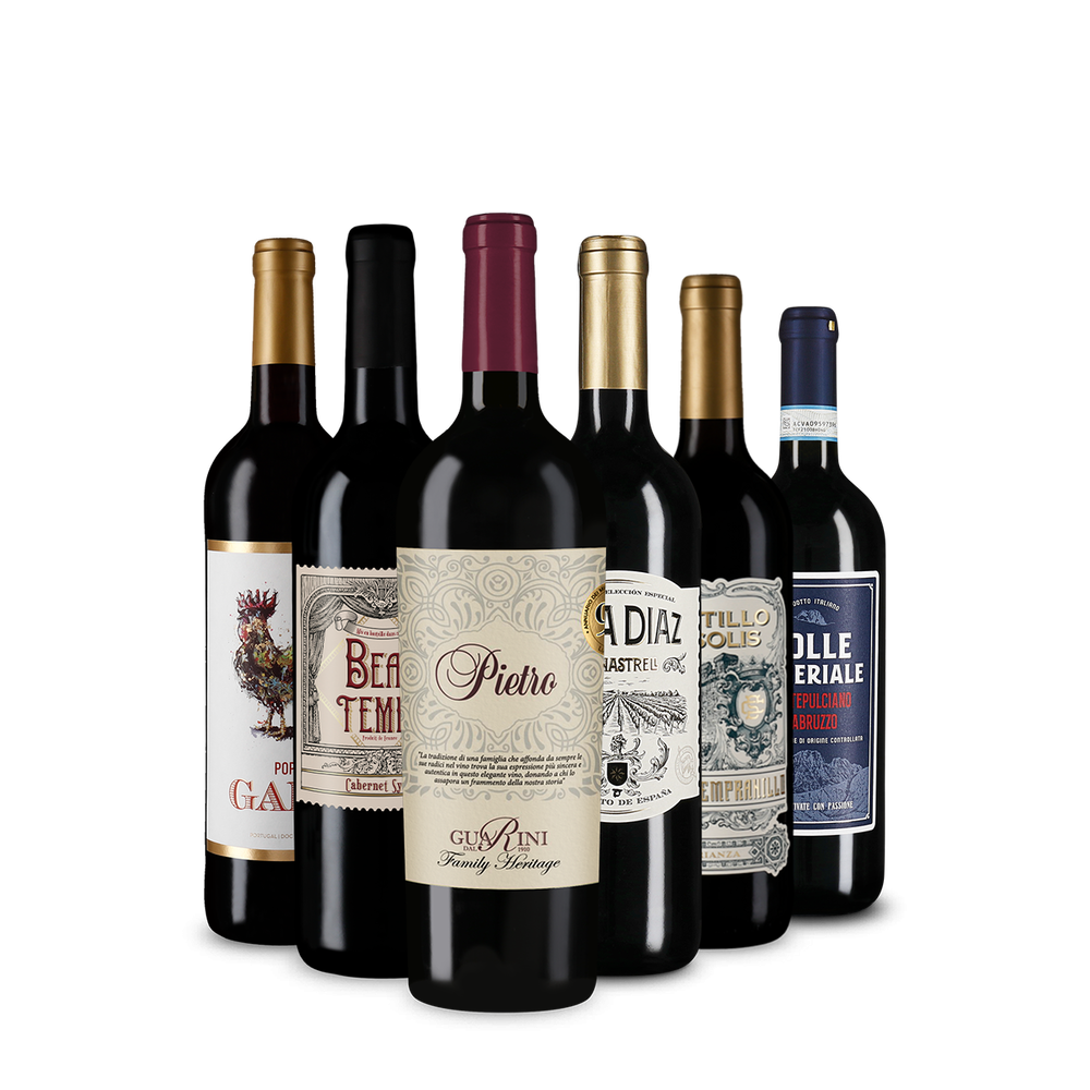 Открития червено вино от Южна Европа