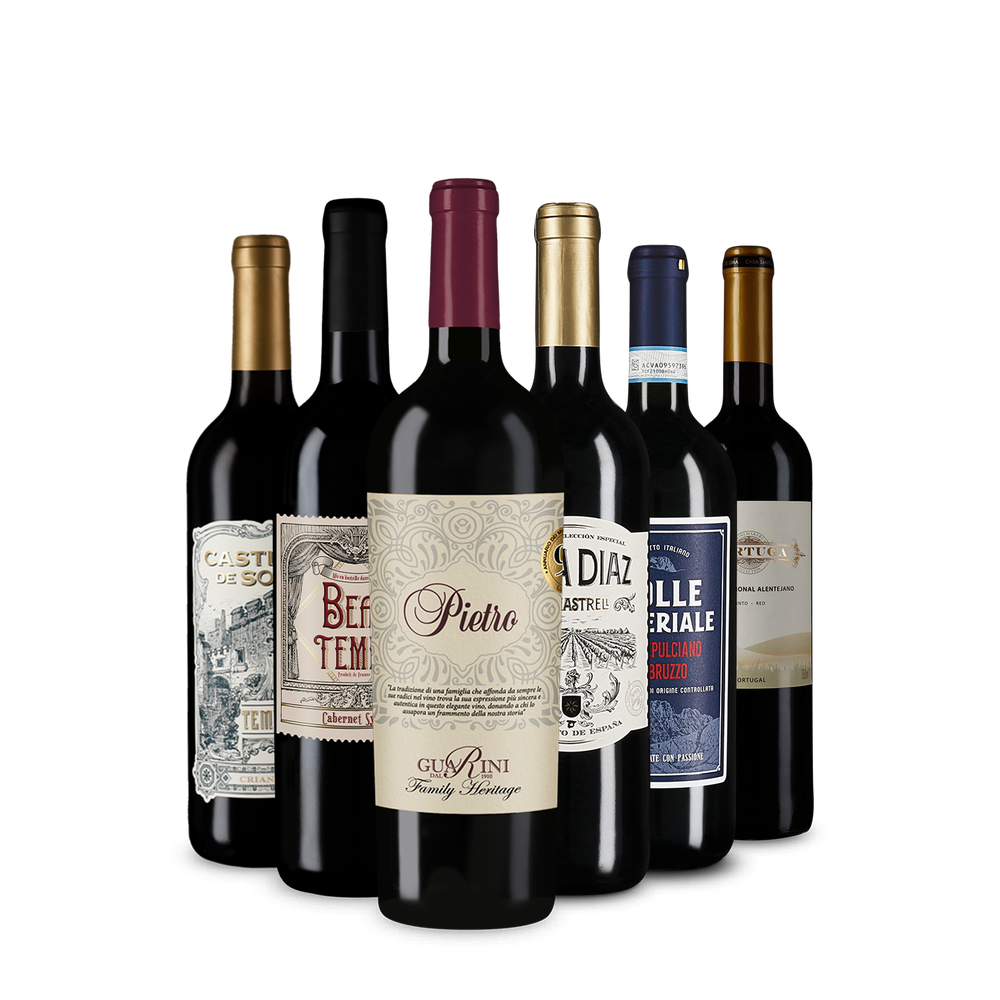 Открития червено вино от Южна Европа