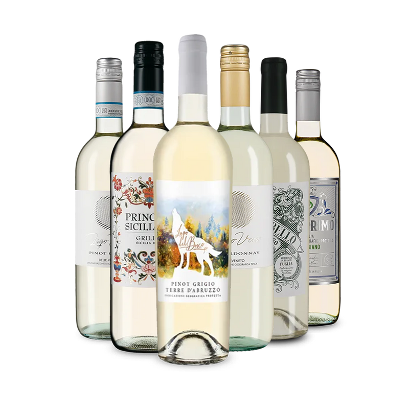 Италианско бяло вино: нашата звездна дегустация в опаковка – Gold