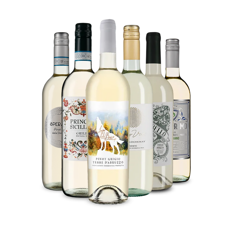 Италианско бяло вино: нашата звездна дегустация в опаковка – Gold