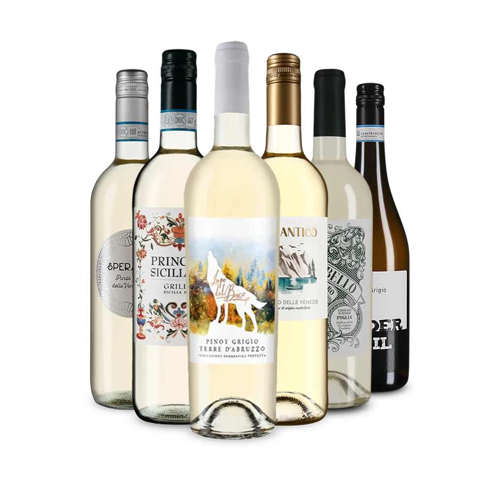 Италианско бяло вино: нашата звездна дегустация в опаковка