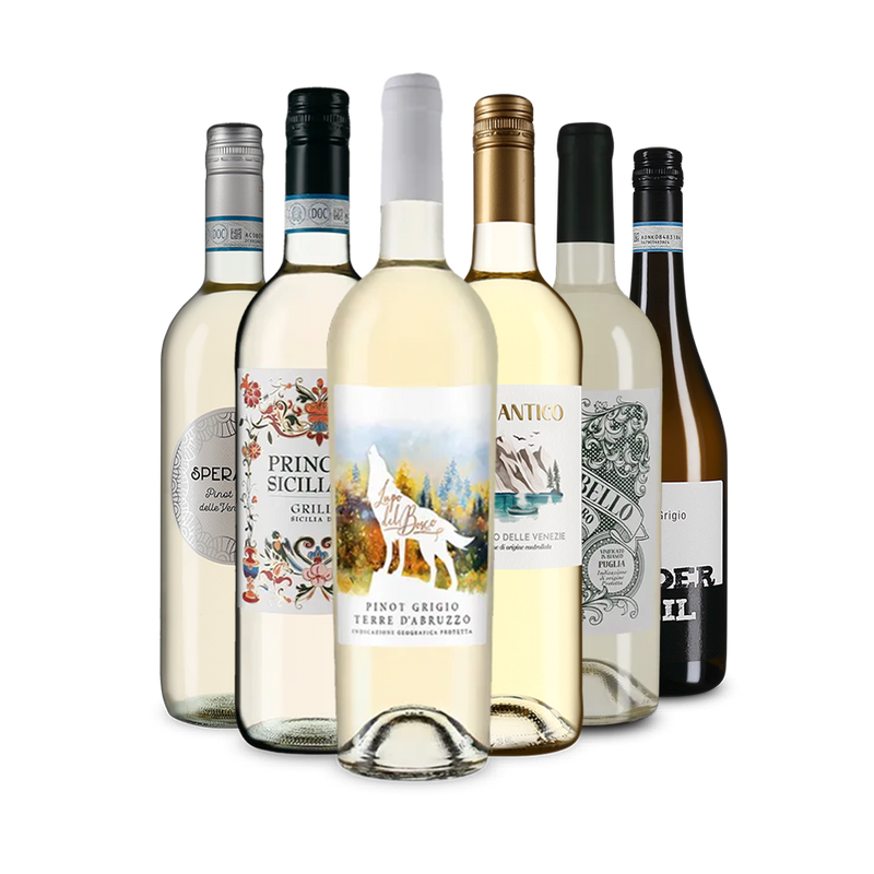 Италианско бяло вино: нашата звездна дегустация в опаковка