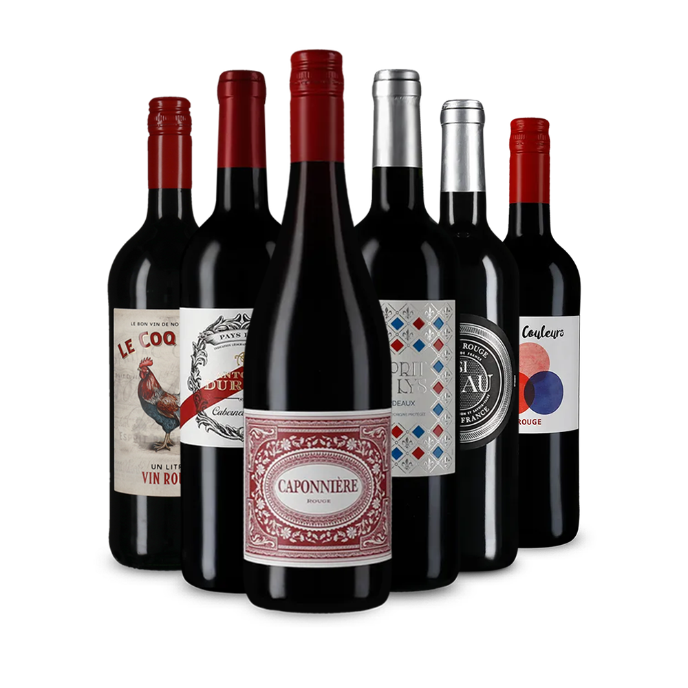 Френски перли на червеното вино в опаковка за откриватели