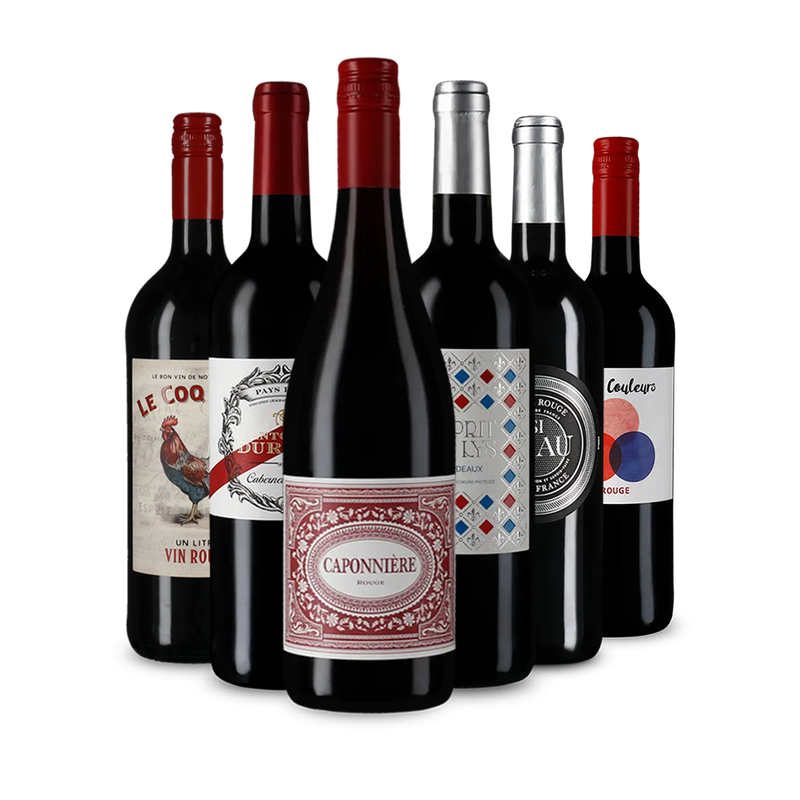 Френски перли на червеното вино в опаковка за откриватели