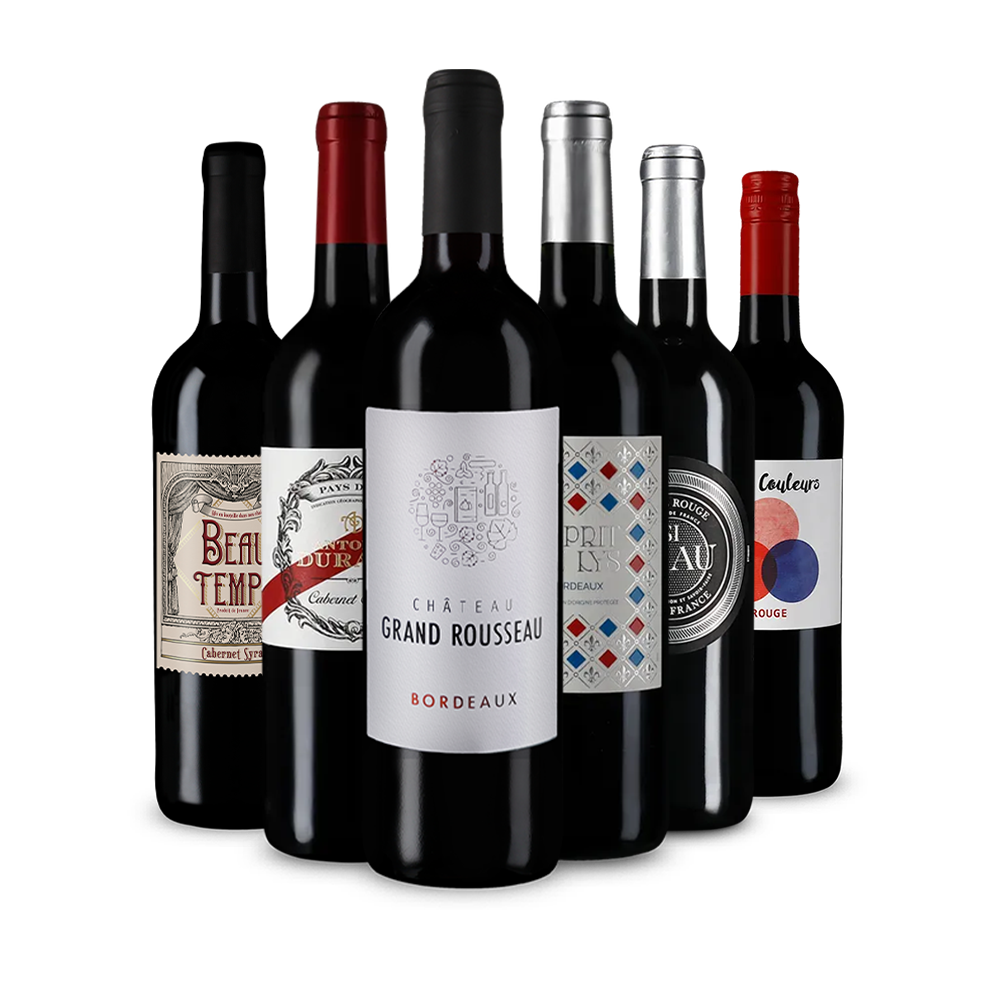 Френски перли на червеното вино в опаковка за откриватели