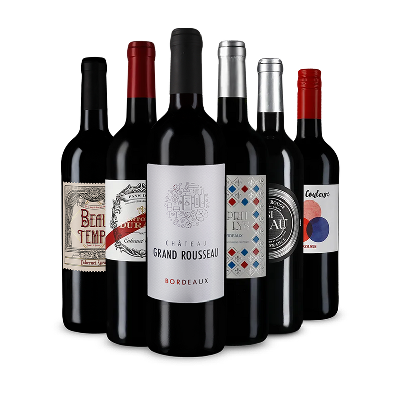 Френски перли на червеното вино в опаковка за откриватели