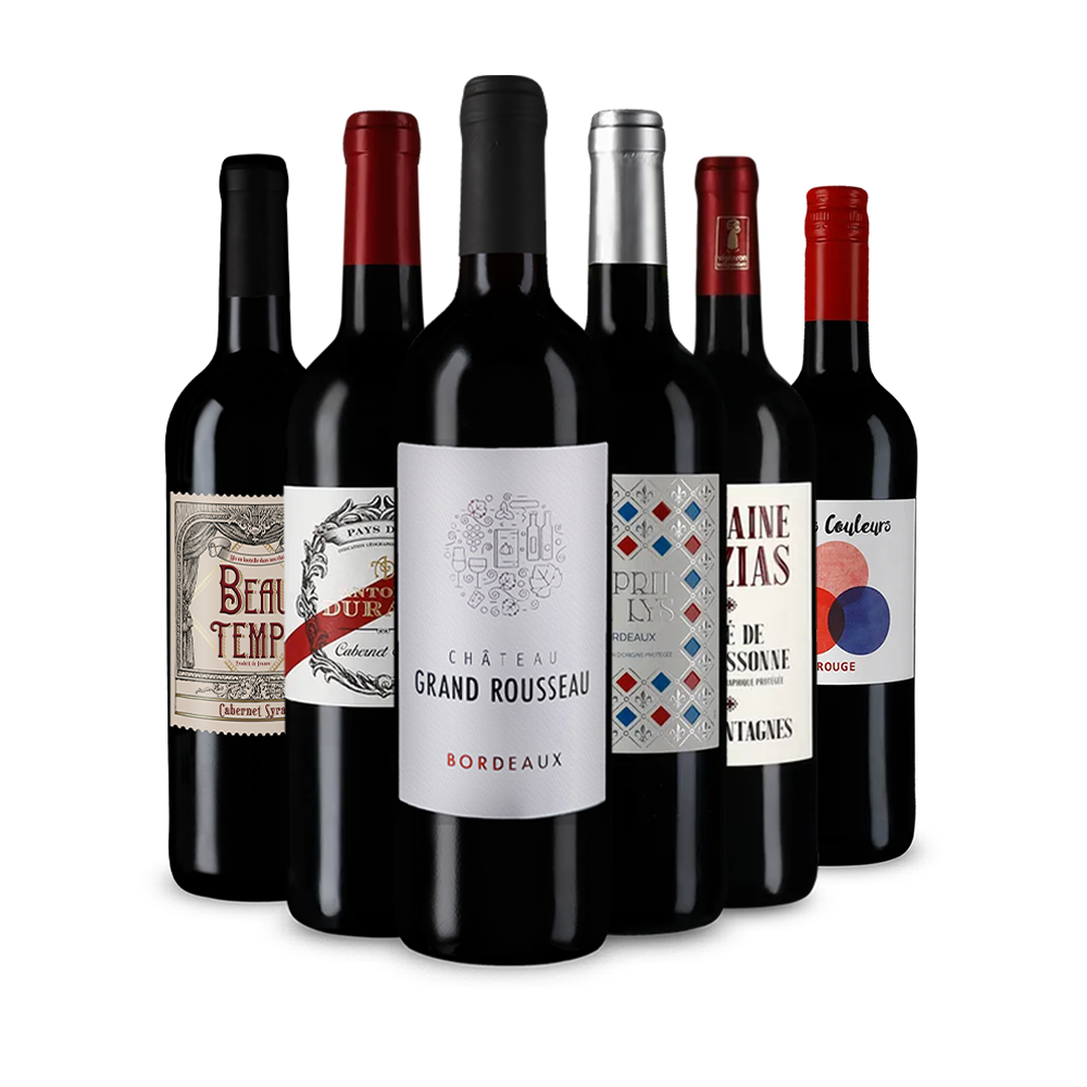 Френски перли на червеното вино в опаковка за откриватели