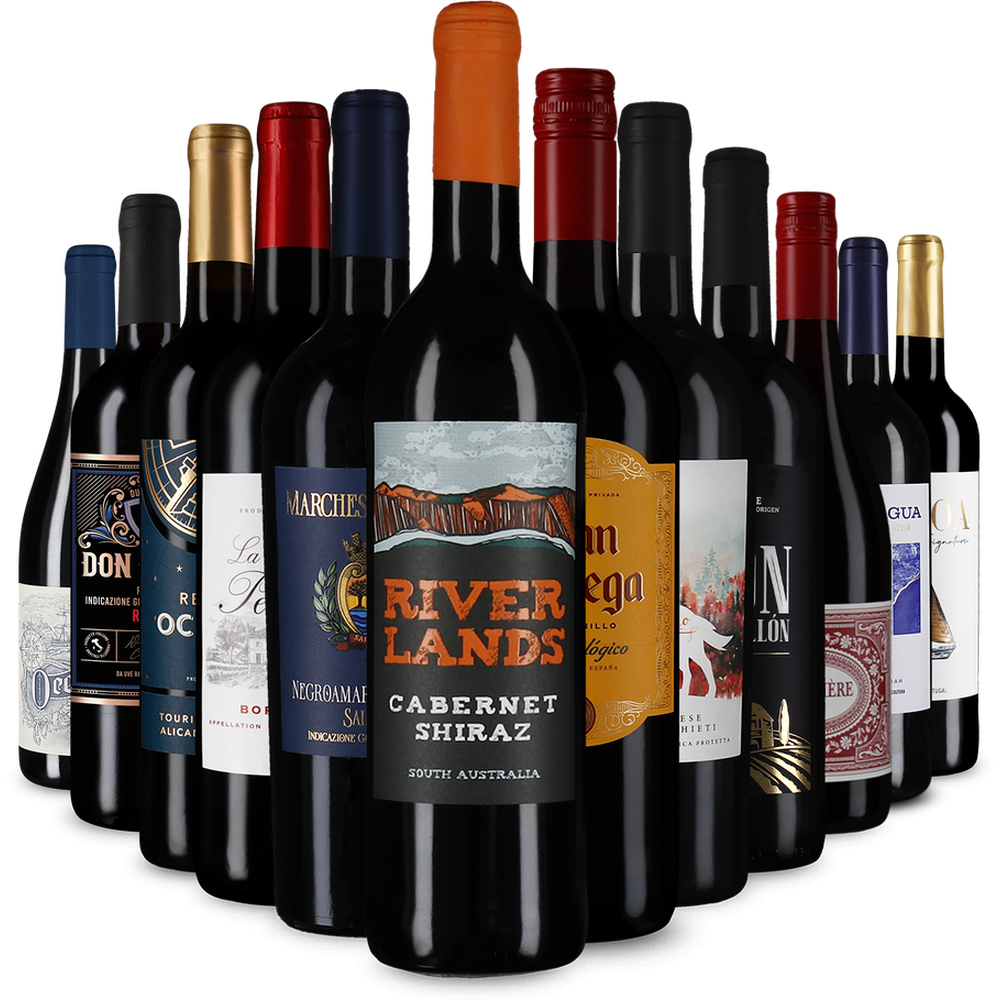 Препоръчителни червени вина в опознавателен пакет