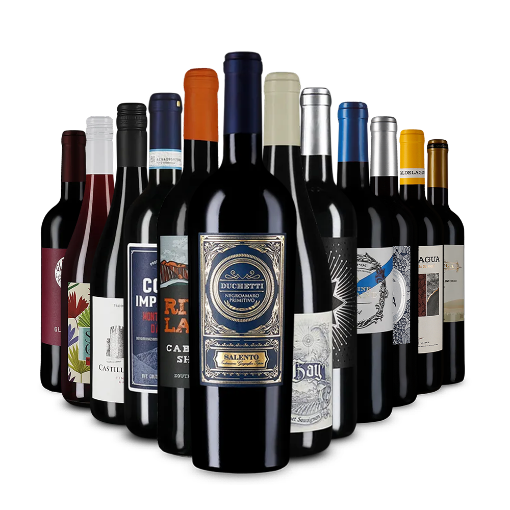 Препоръчителни червени вина в опознавателен пакет – Gold