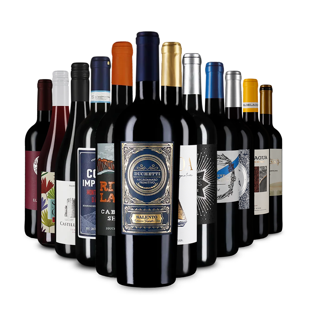 Препоръчителни червени вина в опознавателен пакет – Gold