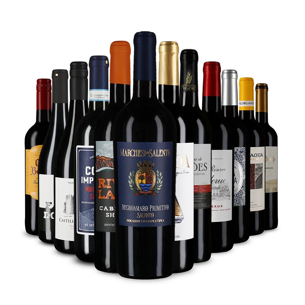 Препоръчителни червени вина в опознавателен пакет – Gold