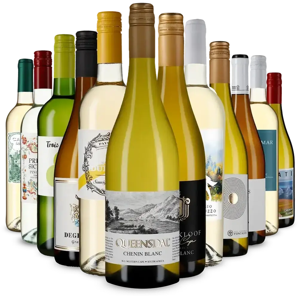 Многообразие от бели вина в опознователна опаковка