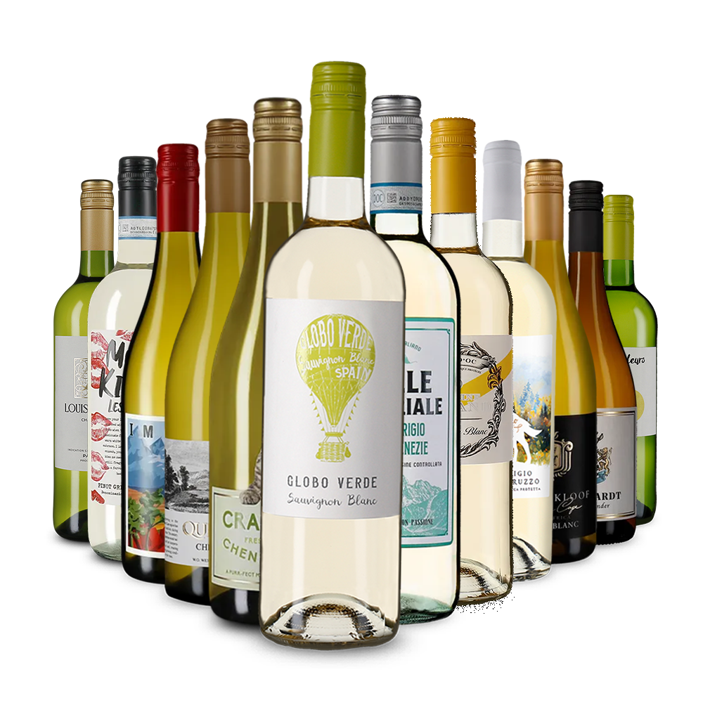Многообразие от бели вина в опознователна опаковка