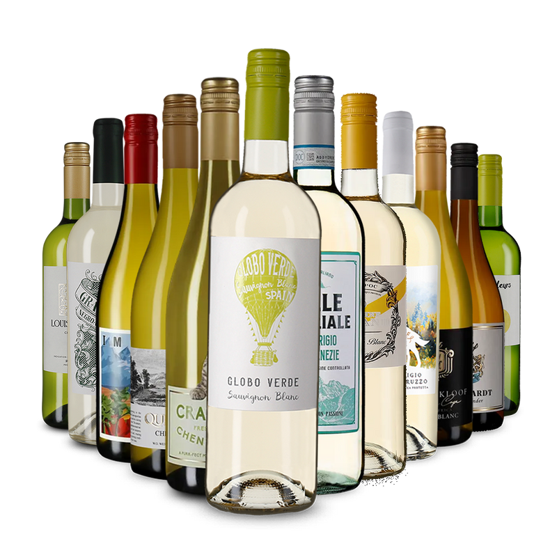 Многообразие от бели вина в опознователна опаковка