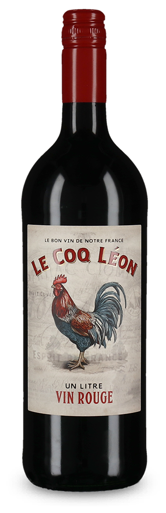 Le Coq Léon Un Litre Vin Rouge