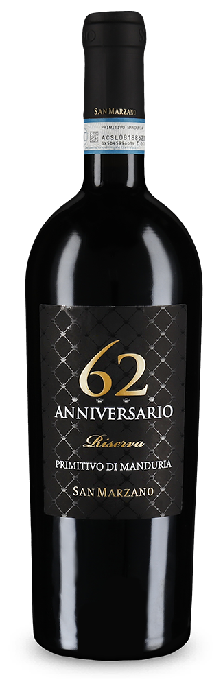 Anniversario 62 Примитиво ди Мандурия Ризерва 2019