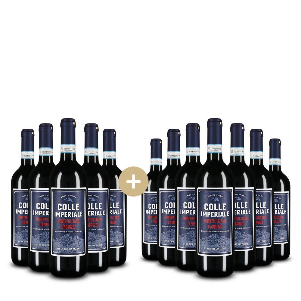 5+7 бутилки Montepulciano d'Abruzzo 2024