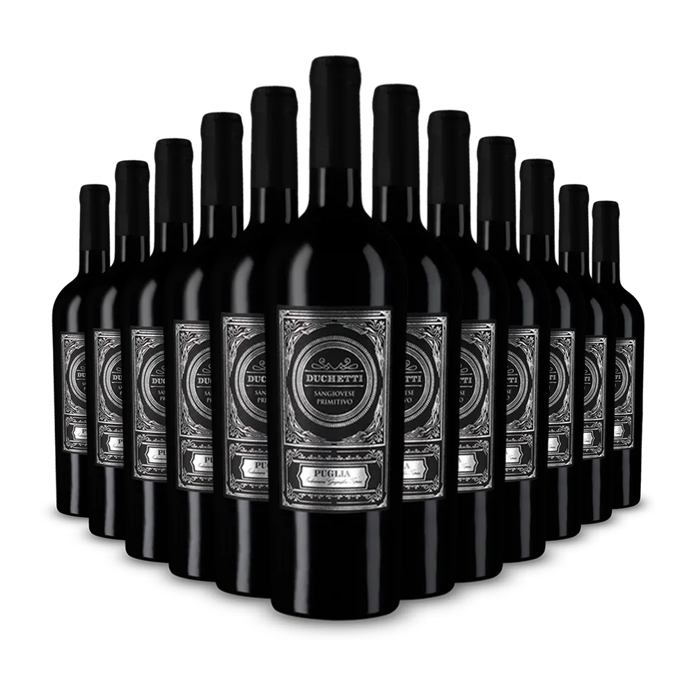 12 бутилки  Дучети Санджовезе Примитиво 2024 – Gold