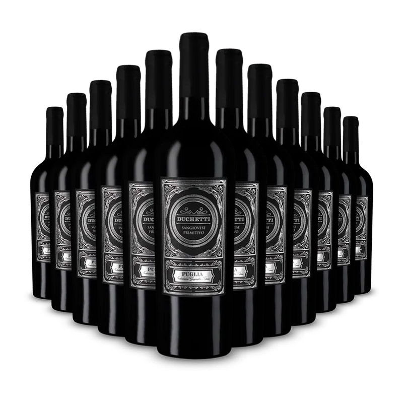 12 бутилки  Дучети Санджовезе Примитиво 2024 – Gold