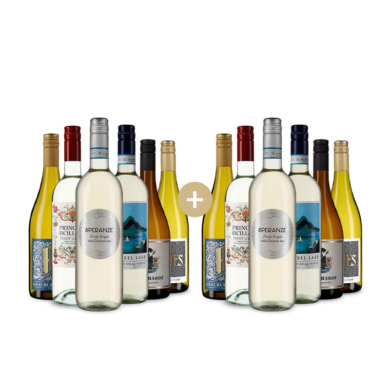 6+6 бутилки: Пино Гриджо & Граубургундер – Gold