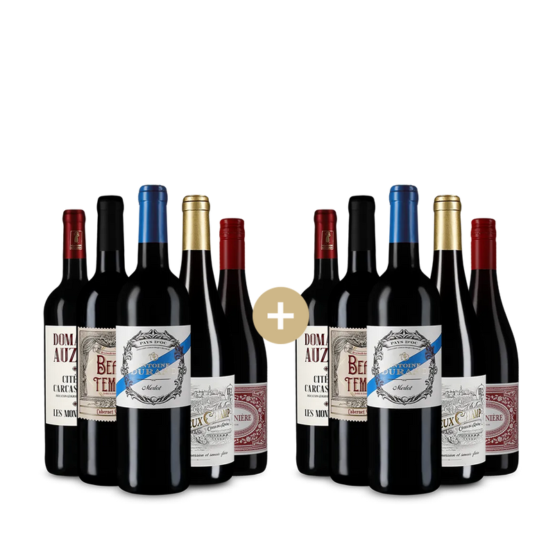 5+5 бутилки: ФРенски червени вина- звезди – Gold