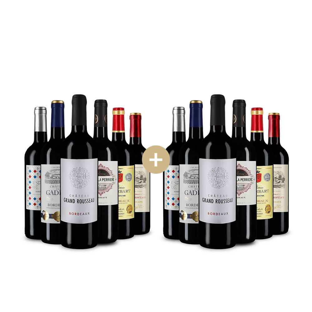 6+6 бутилки: Бордо- хитове – Gold