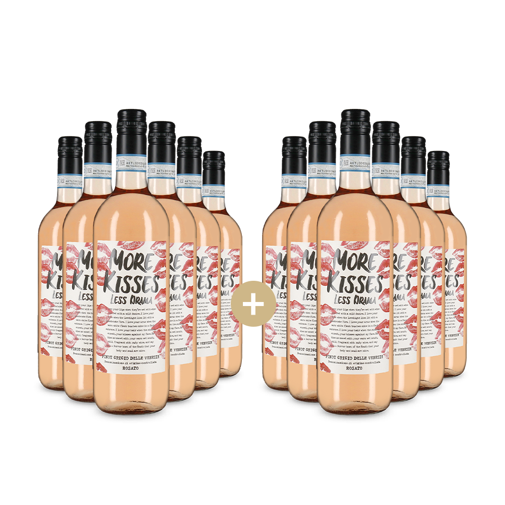6+6 бутилки Пино Гриджо делле Венецие Росато 2024 – Gold
