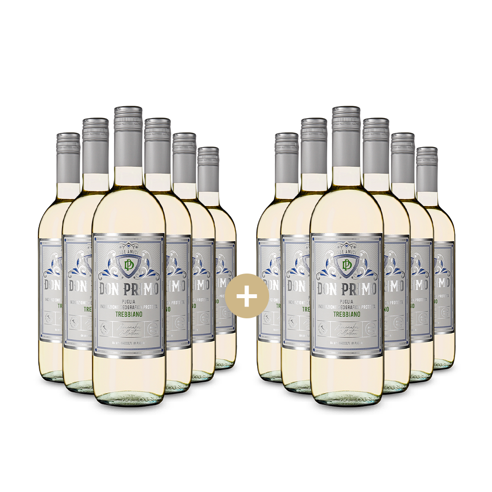 6+6 бутилки Требиано 2025 – Gold