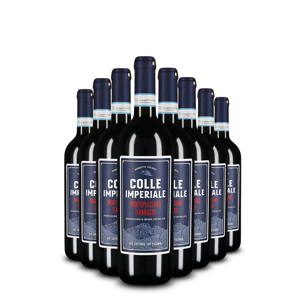 8 бутилки Монтепулчиано д'Абруцо 2024 – Gold