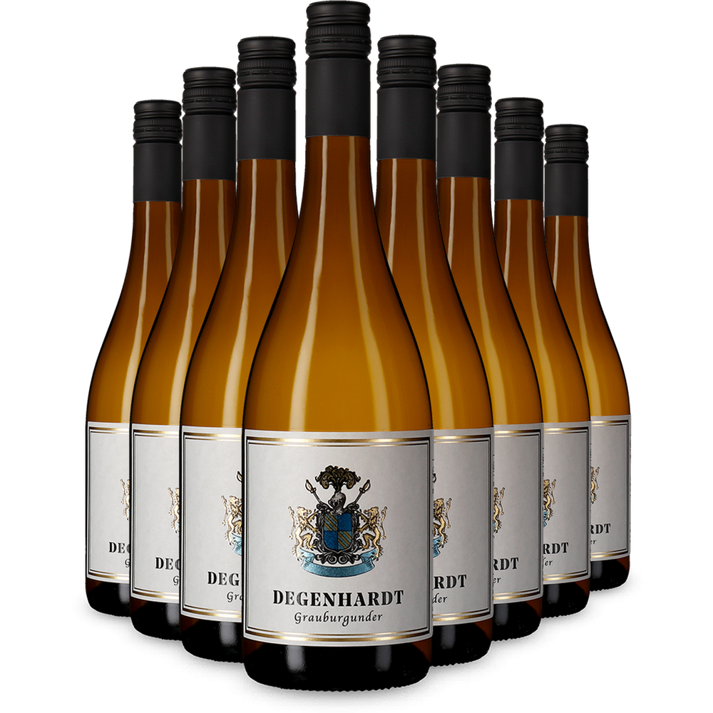 8 бутилки Граубургундер сухо 2025 – Gold