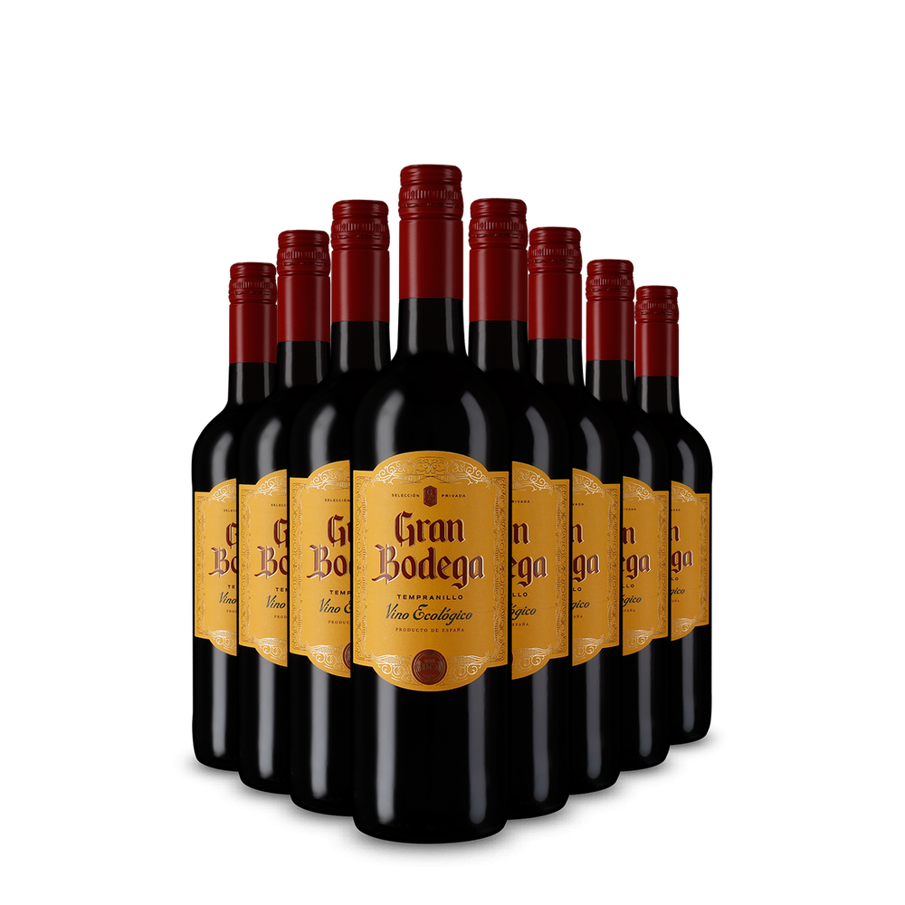 8 бутилки Темпранийо Tempranillo 2024 – Gold