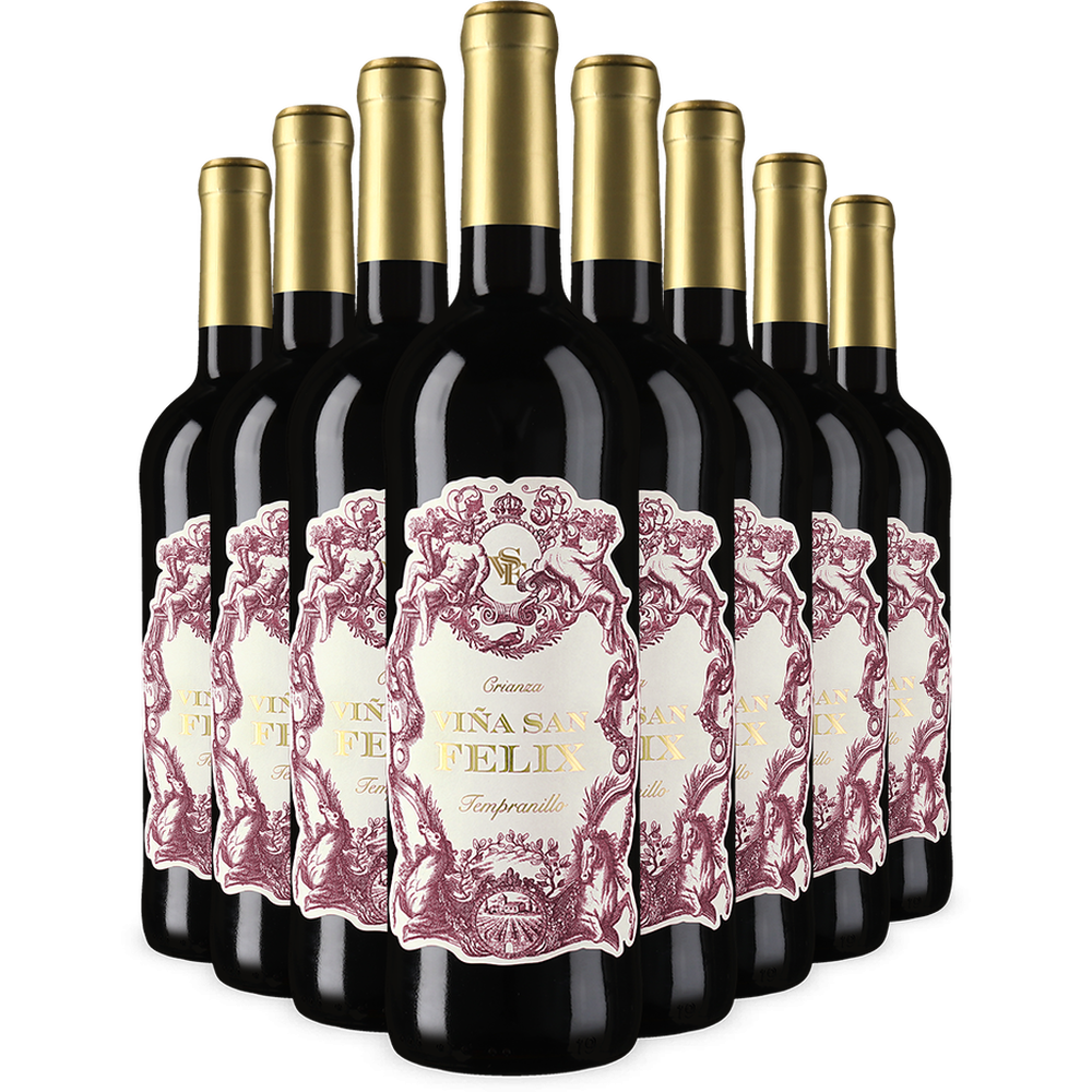 8 бутилки Темпранийо Крианца 2021 – Gold