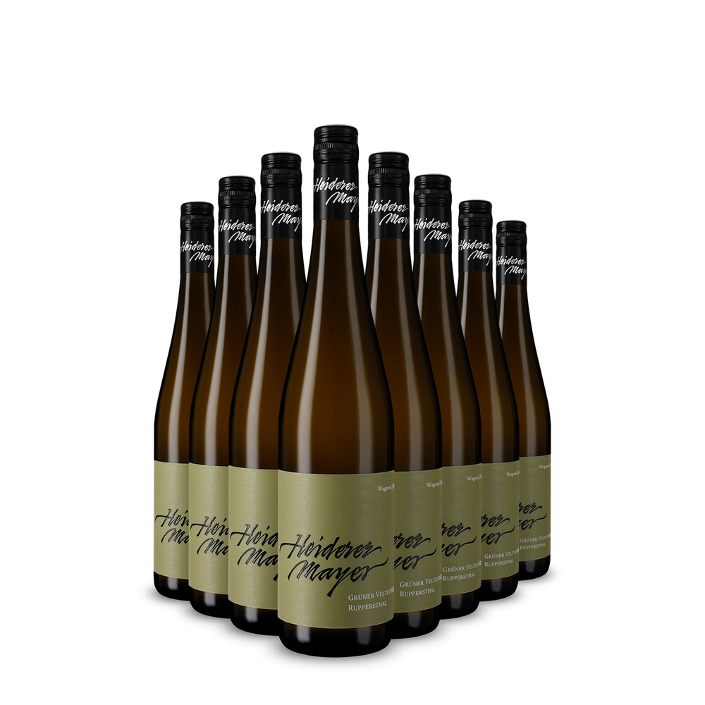 8 бутилки Грюнер Велтлинер Руперстал  2025 – Gold