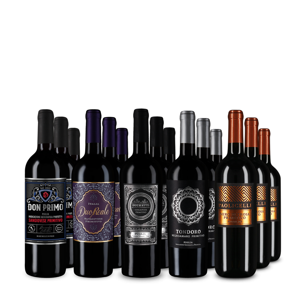 Примитиво-звезди в пакет 5x3 бутилки – Gold