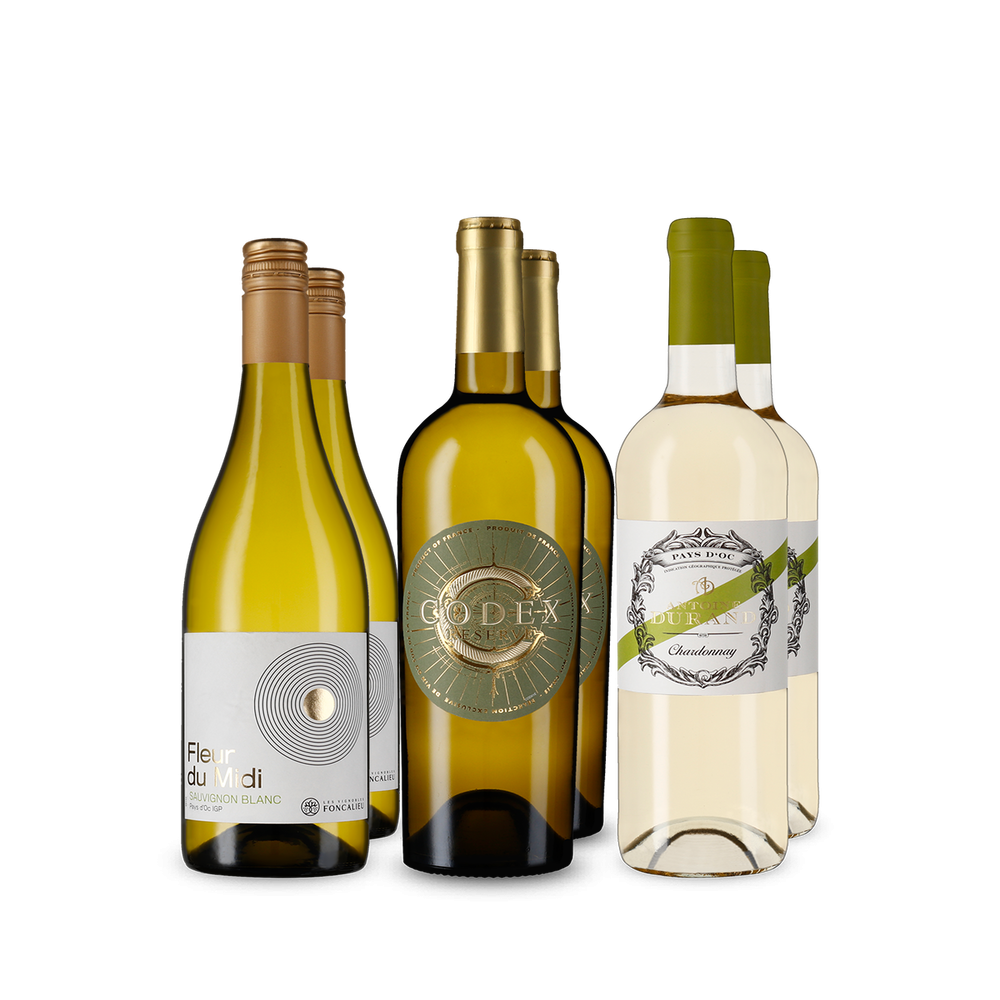 Френски бели вина звезди в пакет 3x2 – Gold