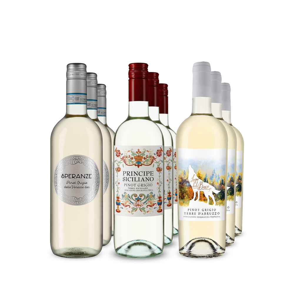 3x3 Пътешествие с Pinot Grigio през три региона