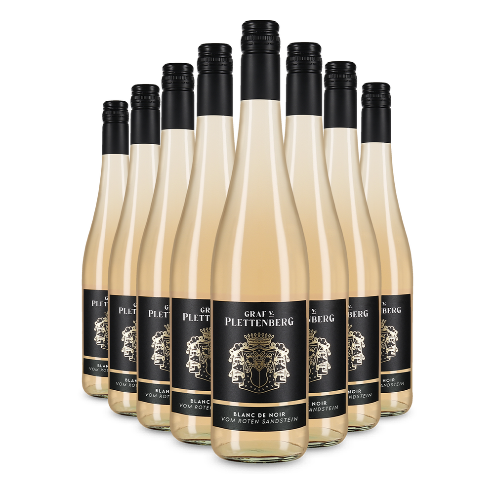 8x Blanc de Noir vom roten Sandstein trocken 2025